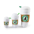 Starbarks Coffee Cup w/ Lid Squeaker Dog Toy