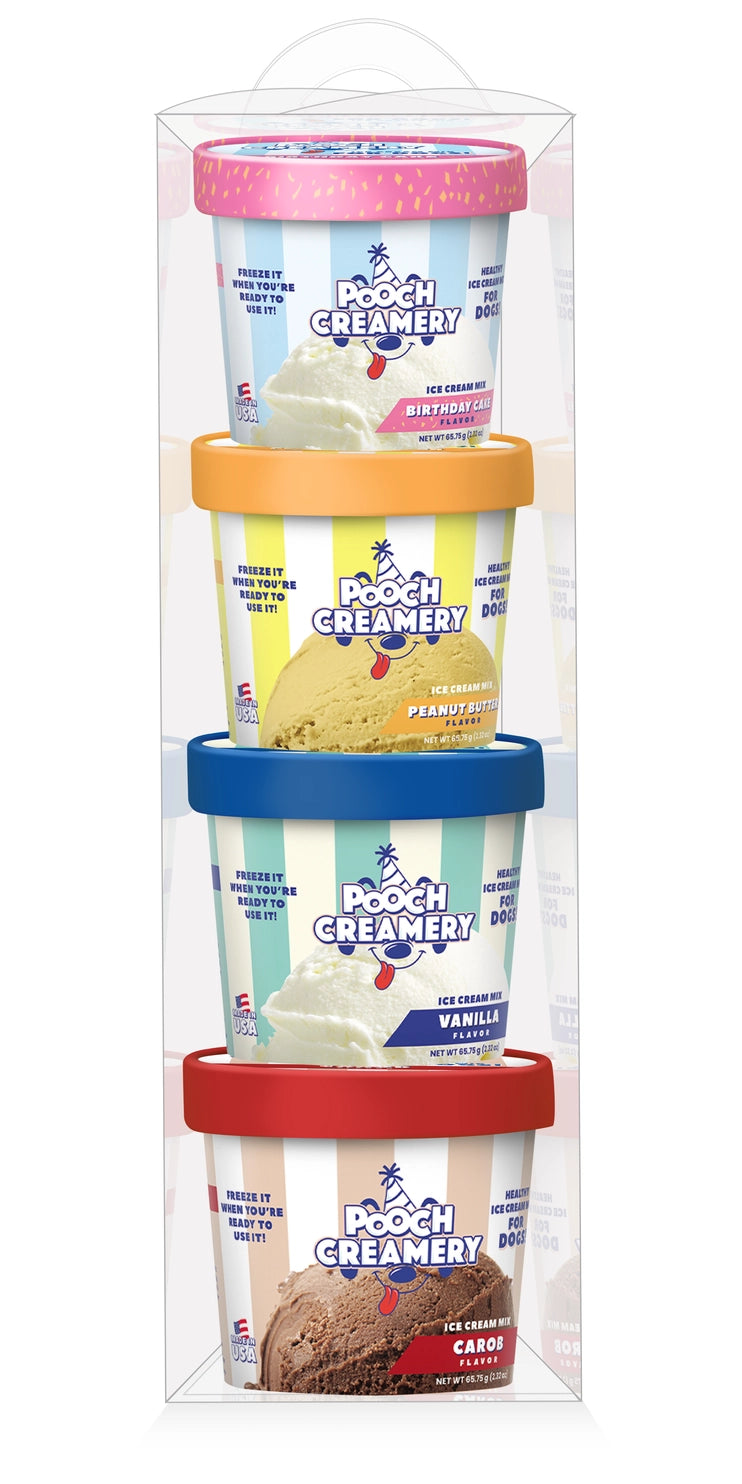 Healthy Ice Cream Mix For Dogs - Variety Pack