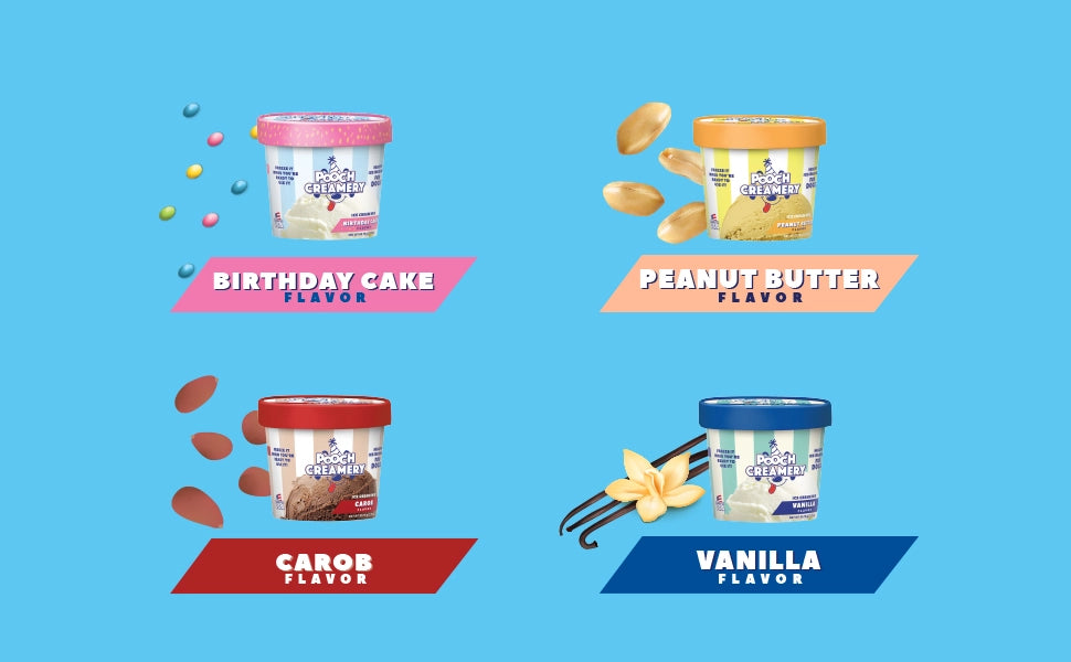 Healthy Ice Cream Mix For Dogs - Variety Pack