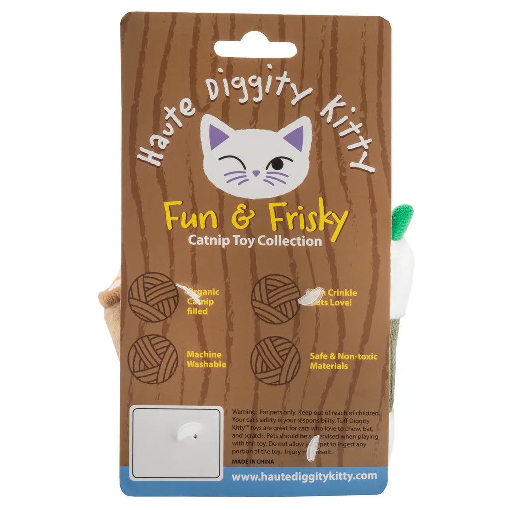 Meowbucks (2 Coffee Cups) Organic Catnip Toys