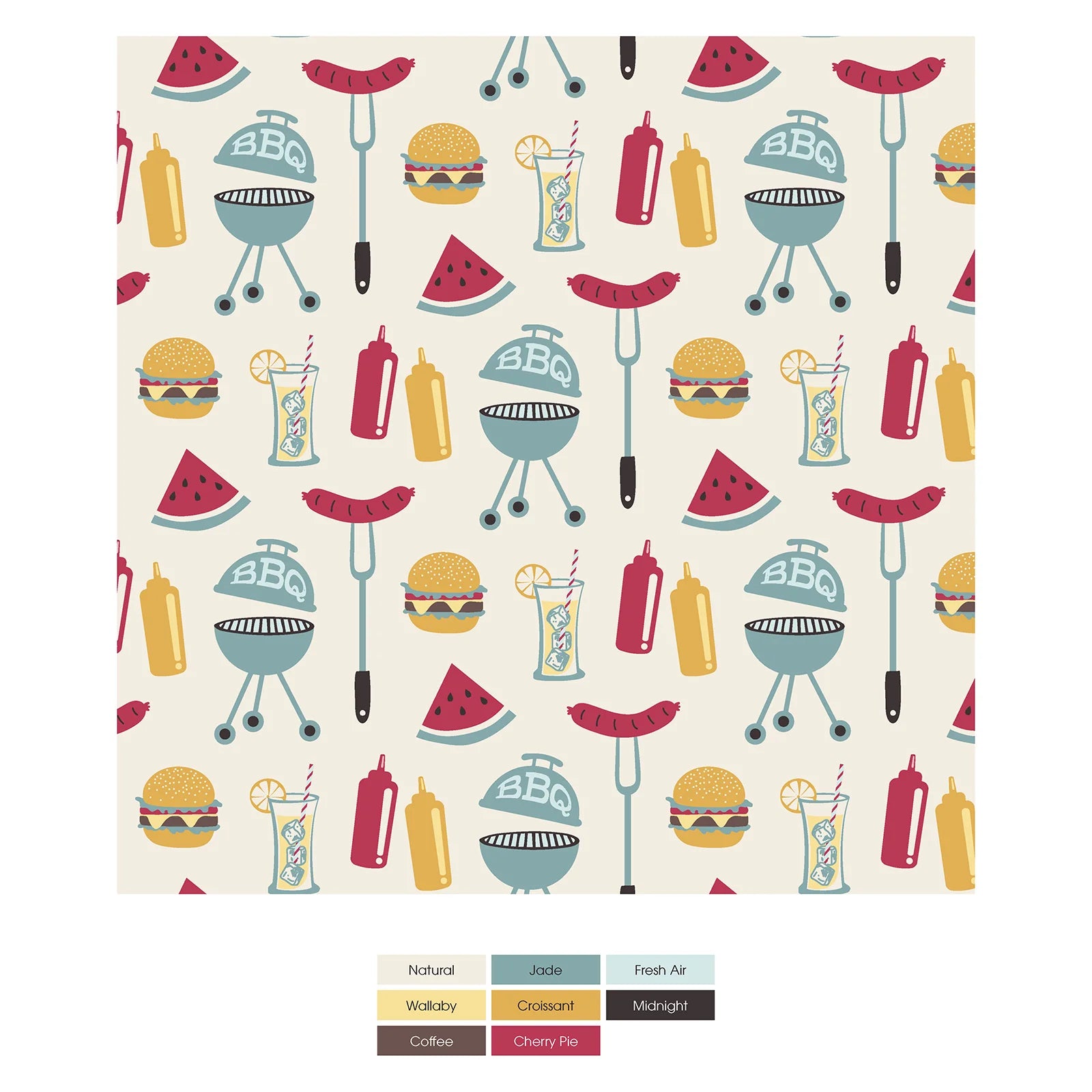 Pet Bandana in Natural BBQ