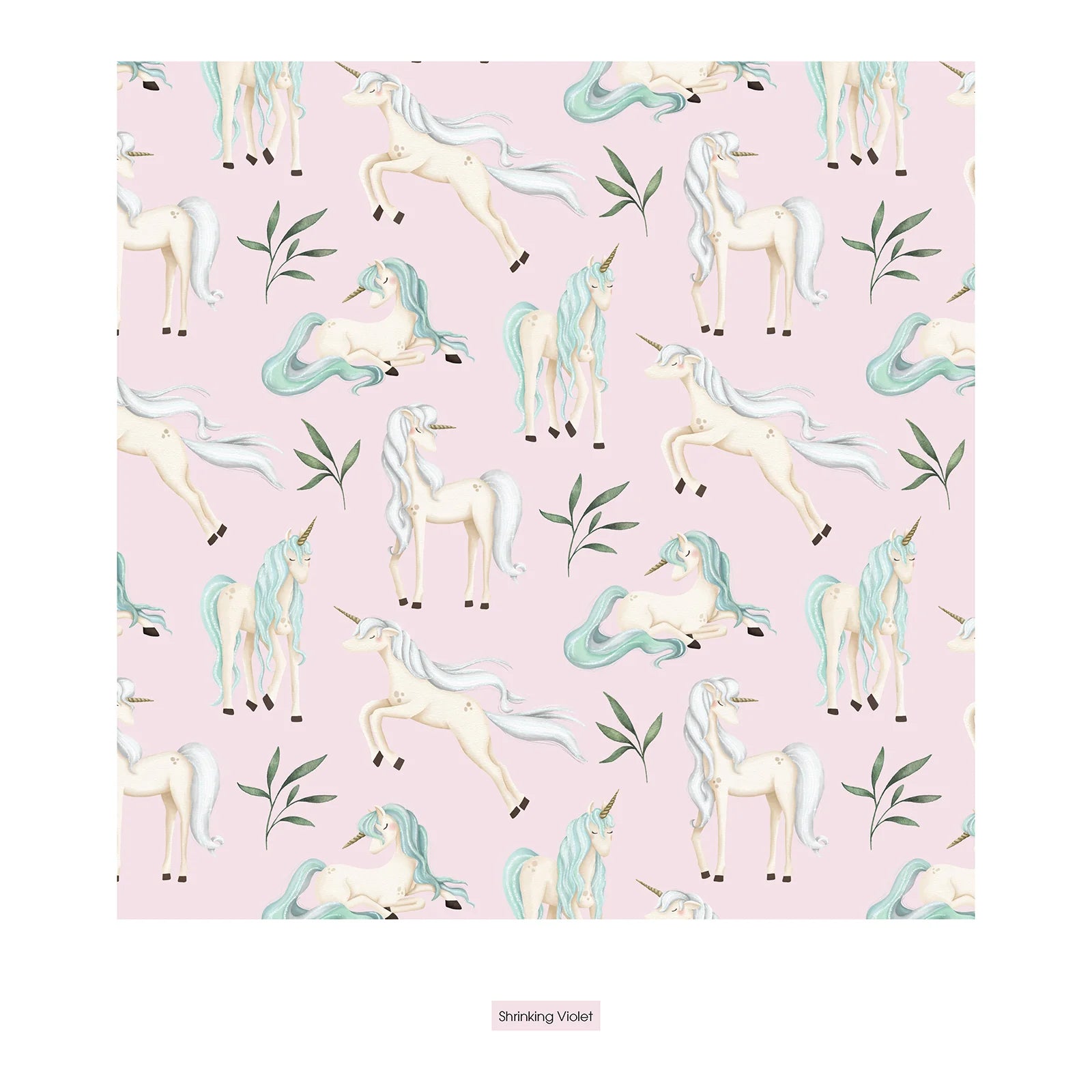 Pet Bandana in Shrinking Violet Sleeping Unicorns
