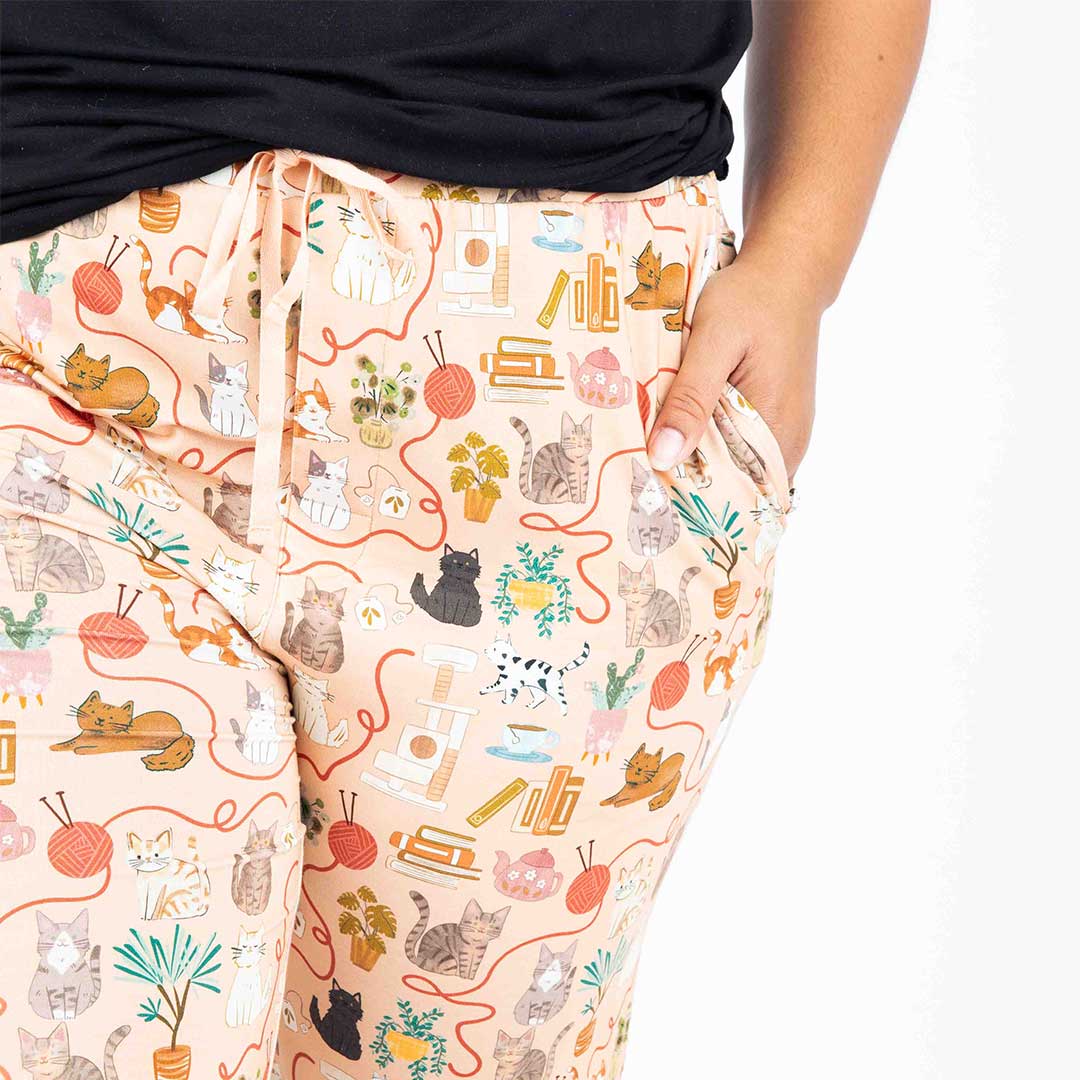 Cats Meow Bamboo Relaxed Lounge Pajama Pants