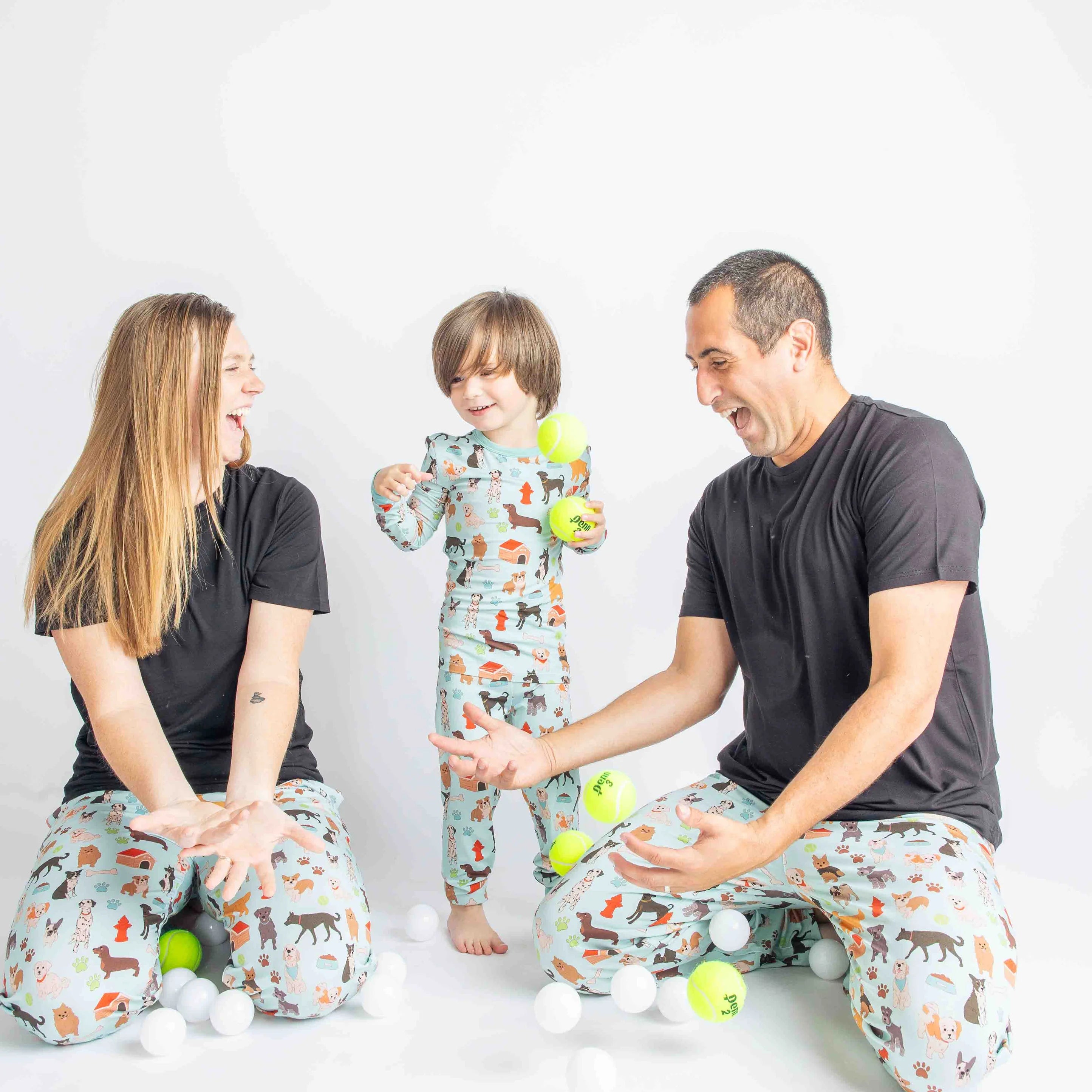 Dogs Bark Bamboo Relaxed Lounge Pajama Pants