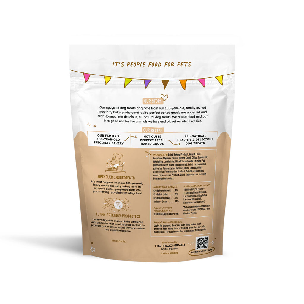 Peanut Butter & Carob Cookie Flavor Upcycled Treats