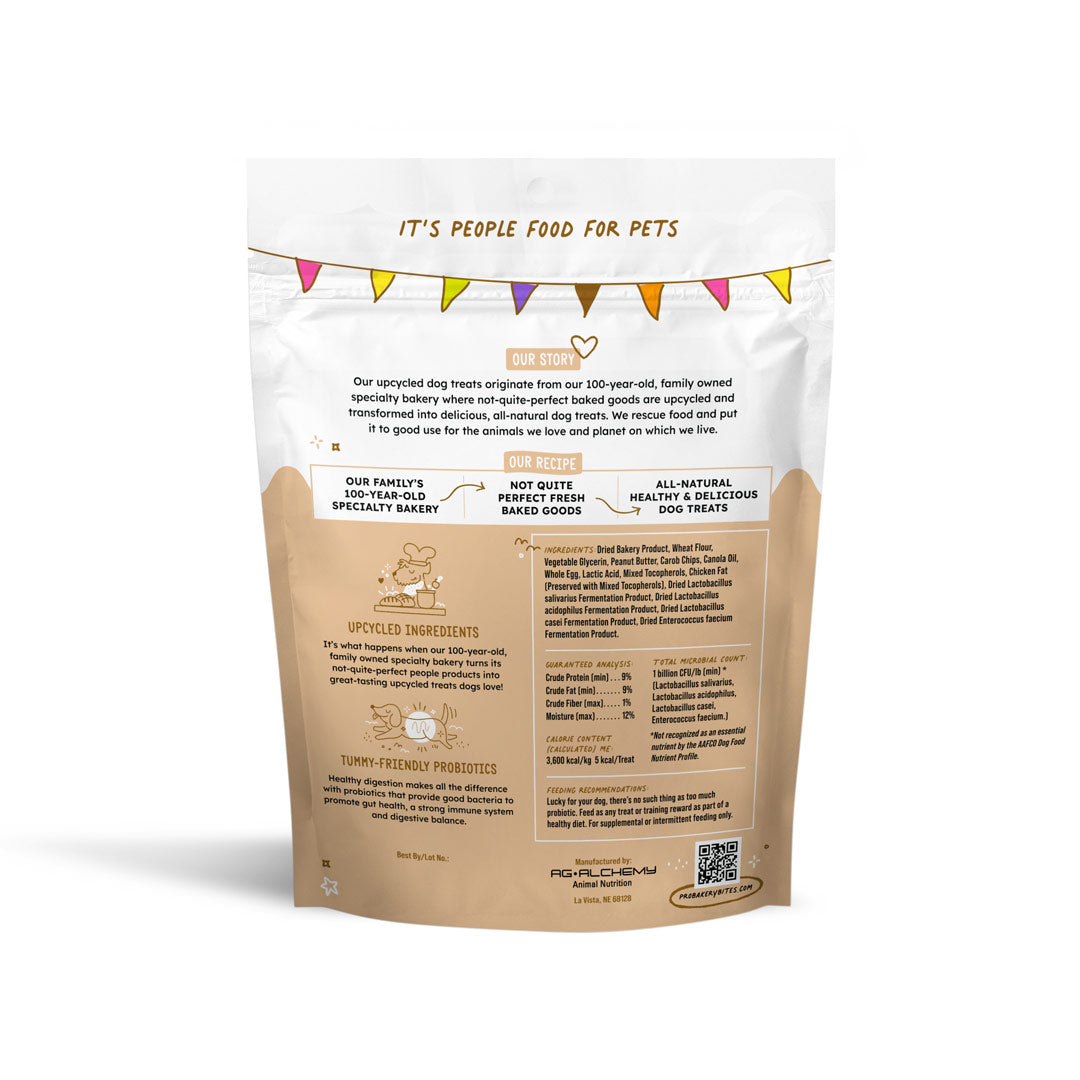 Peanut Butter & Carob Cookie Flavor Upcycled Treats